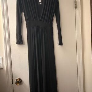 Fashion Nova Elegant Black Maxi Dress